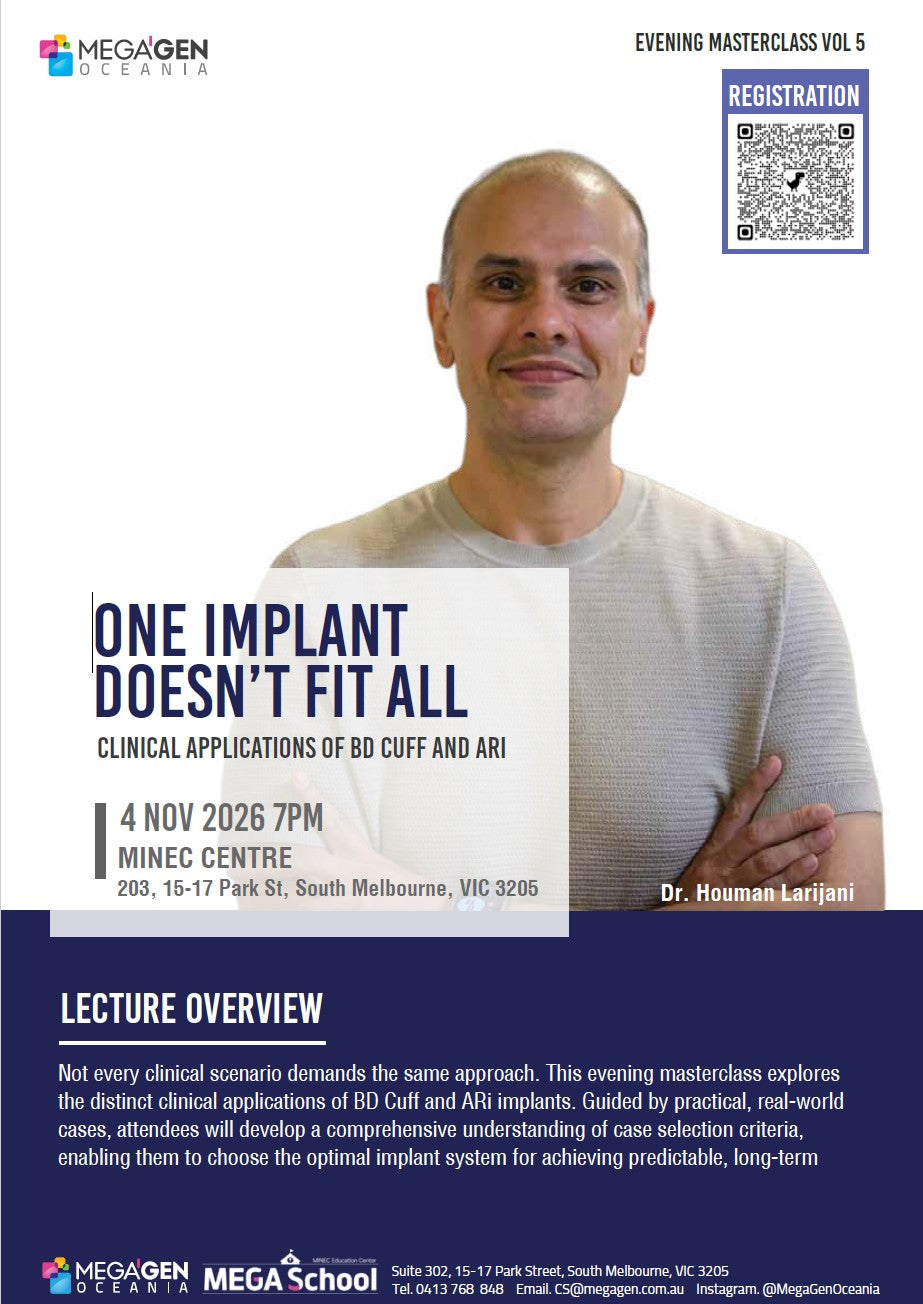 Evening Masterclass VOL 5. One Implant Doesn’t Fit All