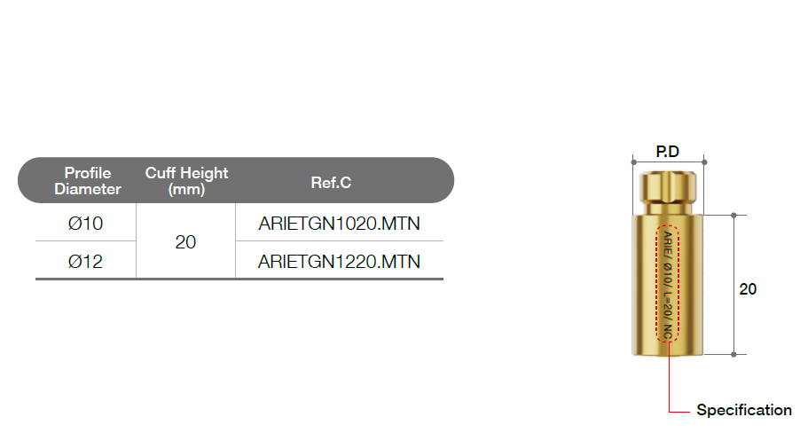 TiGEN Abutment [ARiE]