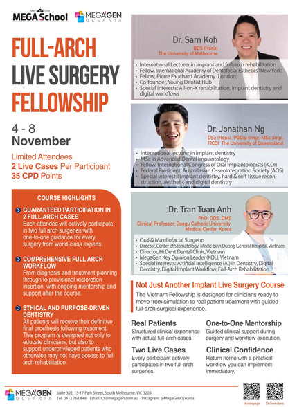 FULL-ARCH LIVE SURGERY FELLOWSHIP